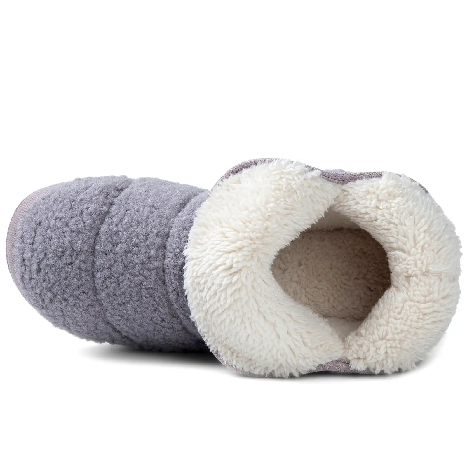 Women's Fuzzy Fleece House Bootie Ladies' Memory Foam Slipper